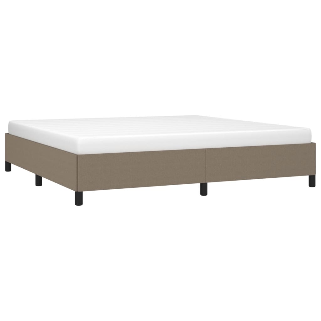 Bedframe Stof Taupe 200 x 200 cm 35 cm