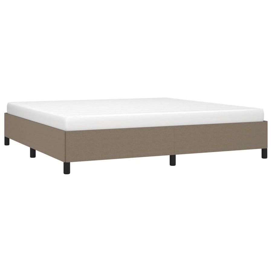 Bedframe Stof Taupe 200 x 200 cm 35 cm