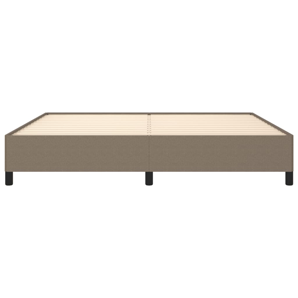 Bedframe Stof Taupe 200 x 200 cm 35 cm