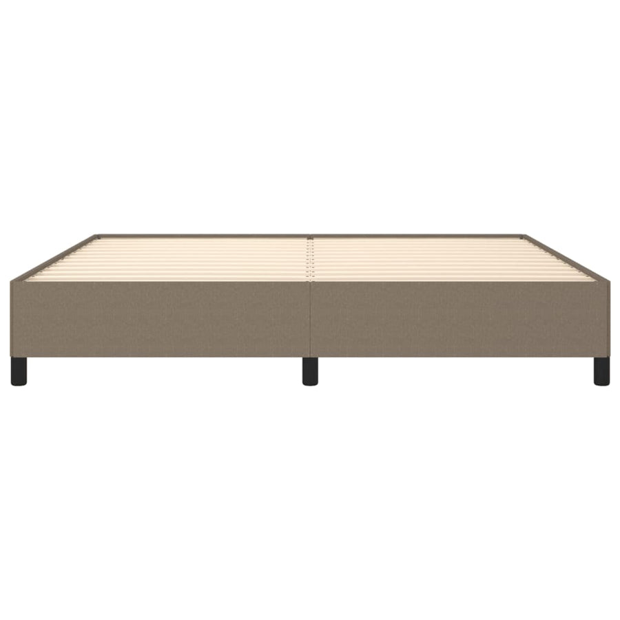 Bedframe Stof Taupe 200 x 200 cm 35 cm
