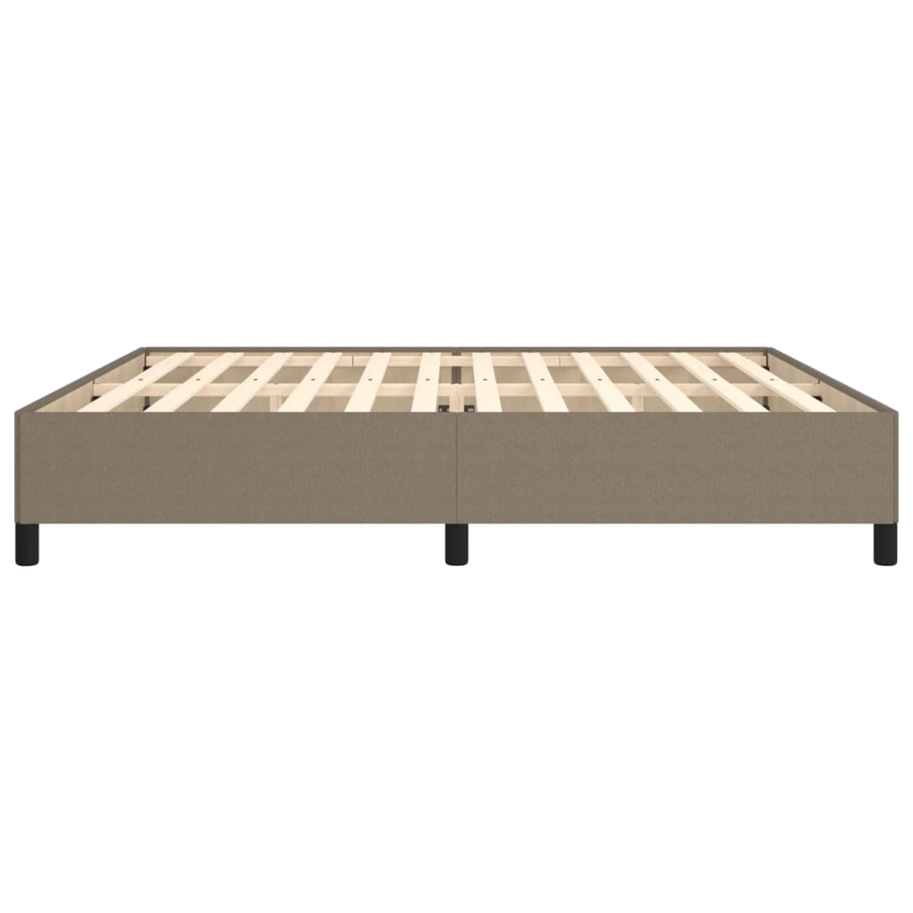 Bedframe Stof Taupe 200 x 200 cm 35 cm