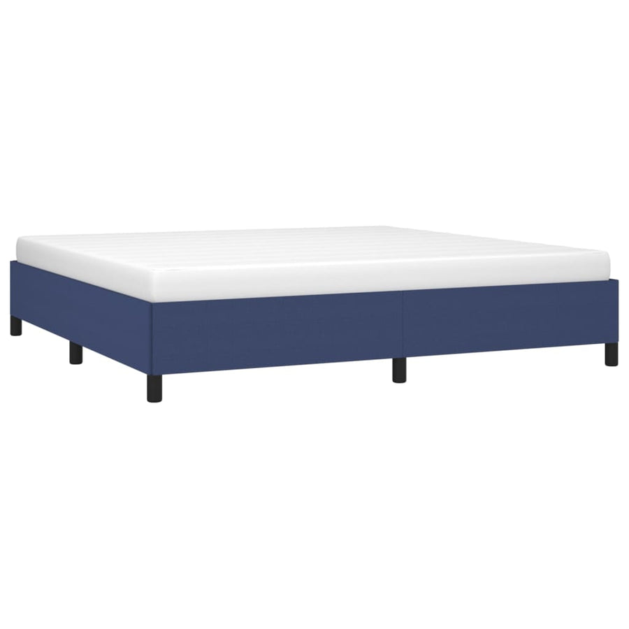 Bedframe Stof Blauw 200 x 200 cm 35 cm
