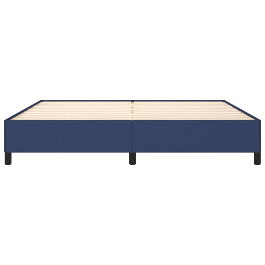 Bedframe Stof Blauw 200 x 200 cm 35 cm