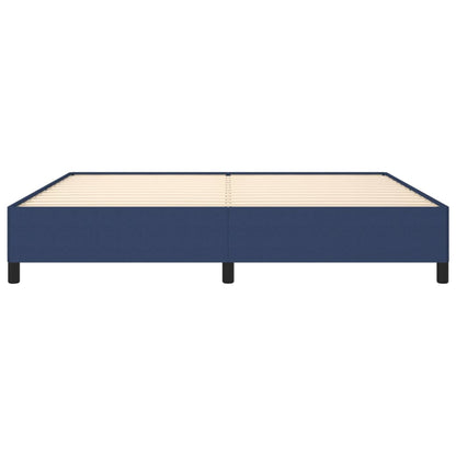Bedframe Stof Blauw 200 x 200 cm 35 cm