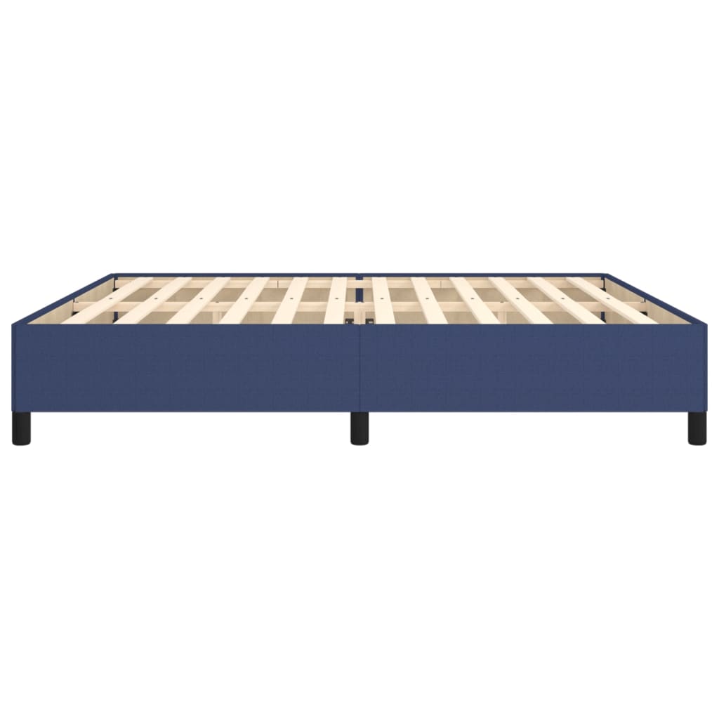 Bedframe Stof Blauw 200 x 200 cm 35 cm