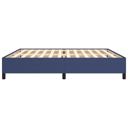 Bedframe Stof Blauw 200 x 200 cm 35 cm