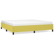 Bedframe stof groen 200x200 cm 200 x 200 cm 35 cm