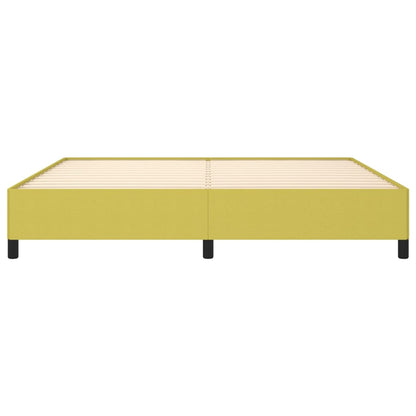Bedframe stof groen 200x200 cm 200 x 200 cm 35 cm