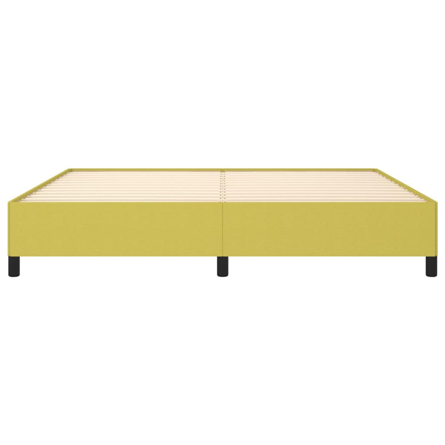 Bedframe stof groen 200x200 cm 200 x 200 cm 35 cm