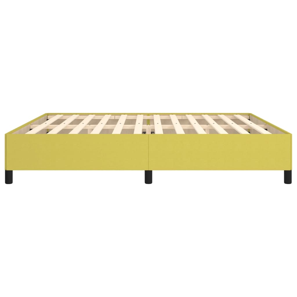Bedframe stof groen 200x200 cm 200 x 200 cm 35 cm