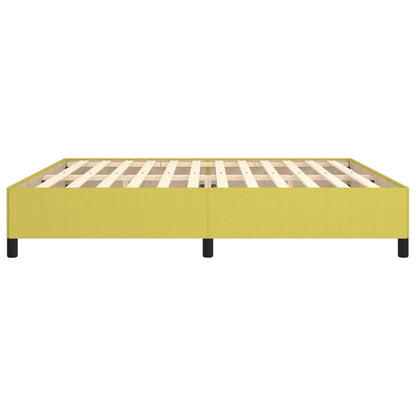 Bedframe stof groen 200x200 cm 200 x 200 cm 35 cm