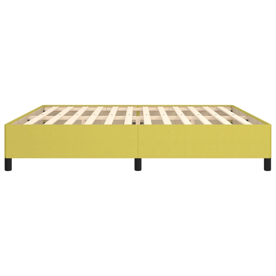 Bedframe stof groen 200x200 cm 200 x 200 cm 35 cm