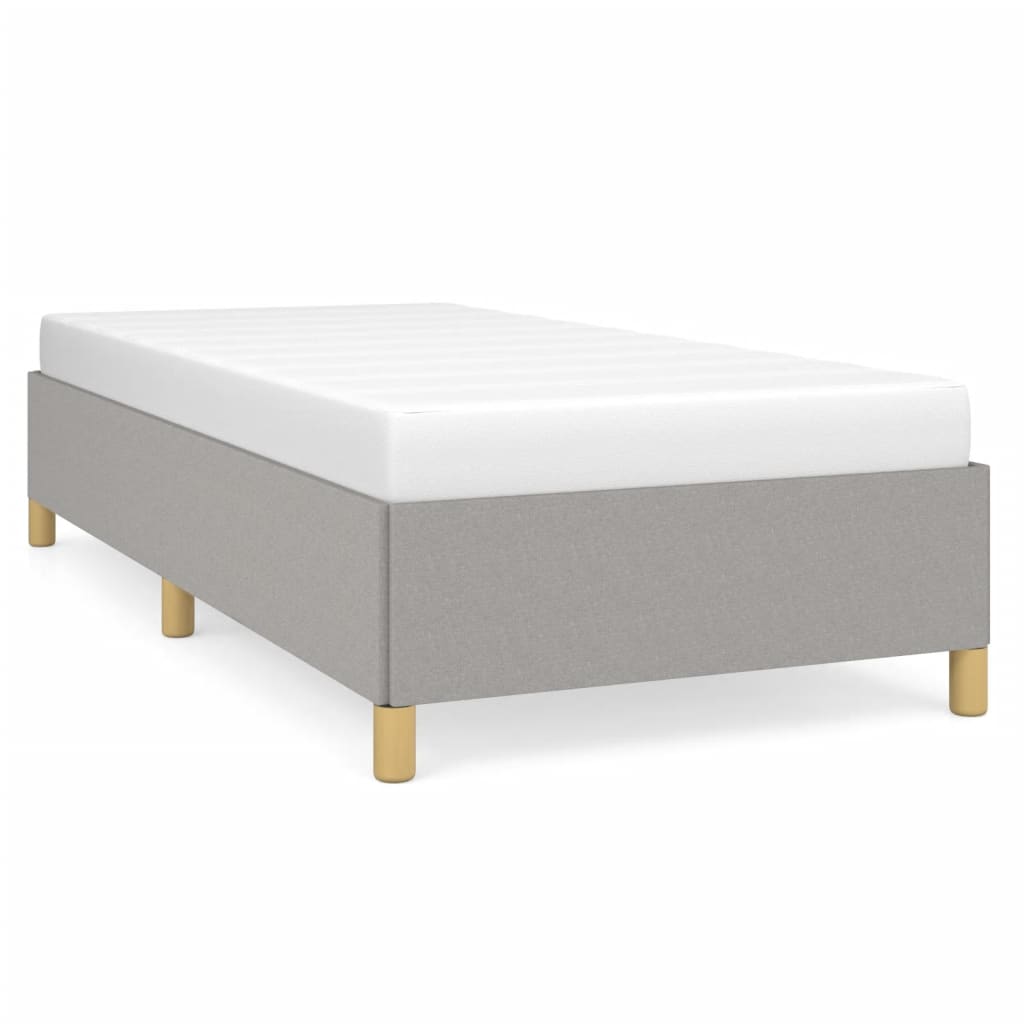 Bedframe Stof Lichtgrijs 80 x 200 cm 35 cm