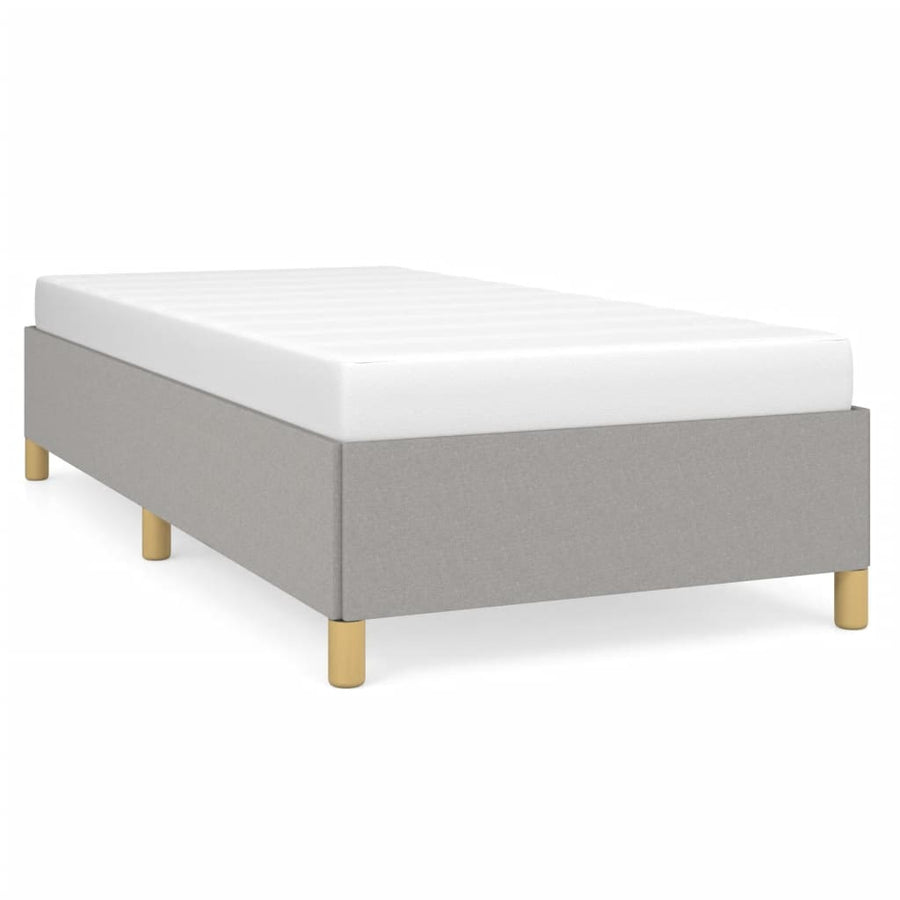 Bedframe Stof Lichtgrijs 80 x 200 cm 35 cm