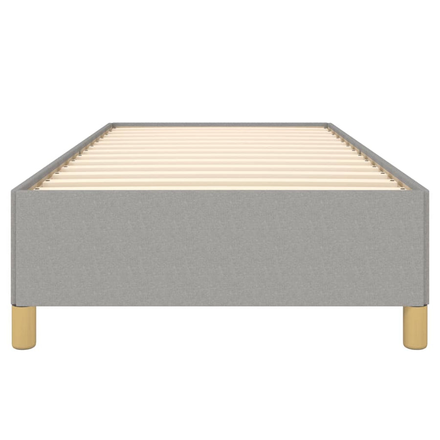 Bedframe Stof Lichtgrijs 80 x 200 cm 35 cm