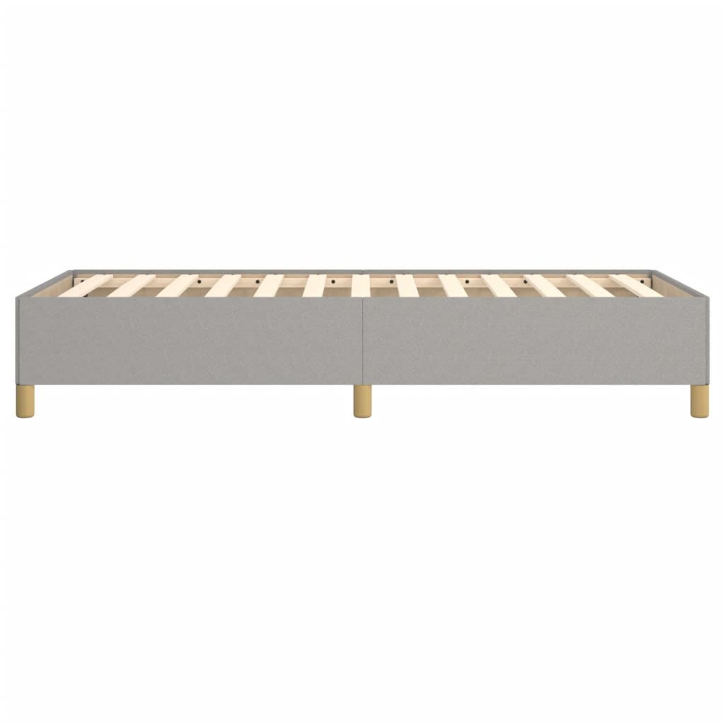 Bedframe Stof Lichtgrijs 80 x 200 cm 35 cm