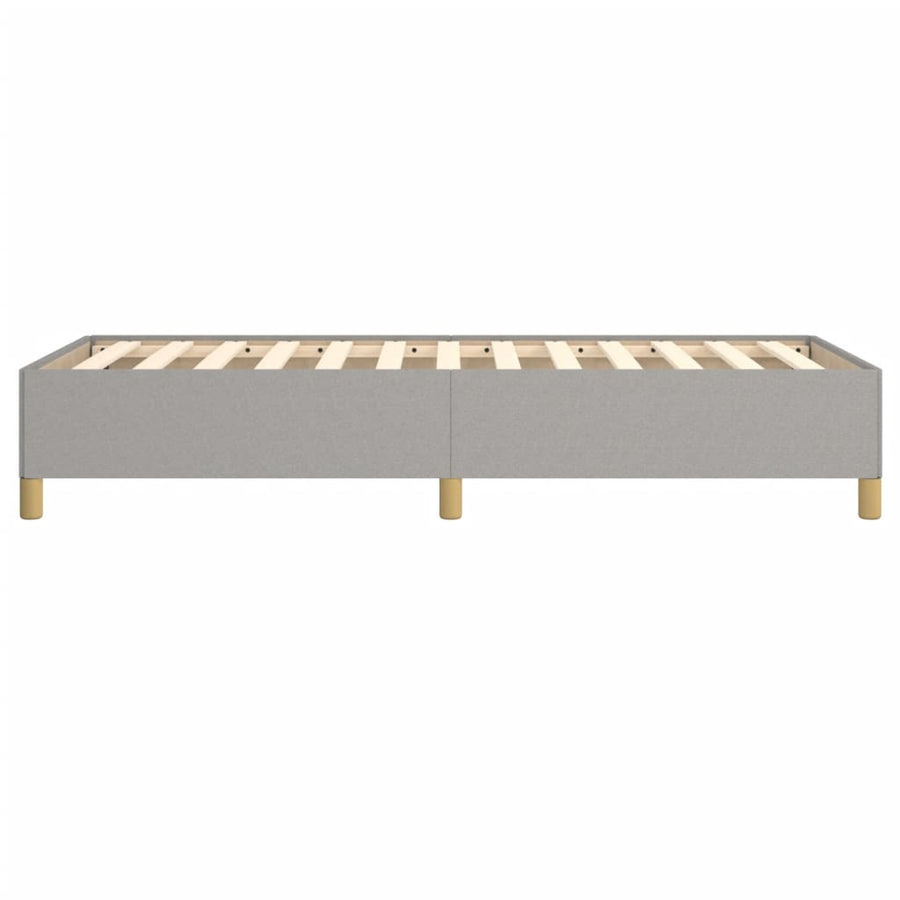 Bedframe Stof Lichtgrijs 80 x 200 cm 35 cm