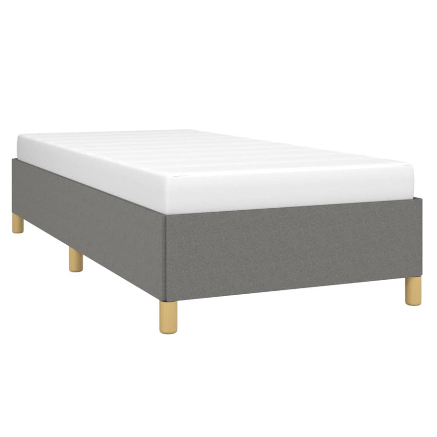 Bedframe Stof Donkergrijs 80 x 200 cm 35 cm