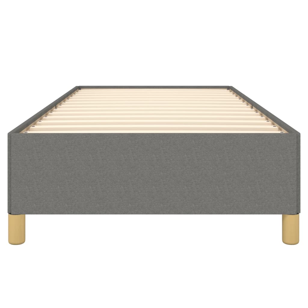 Bedframe Stof Donkergrijs 80 x 200 cm 35 cm