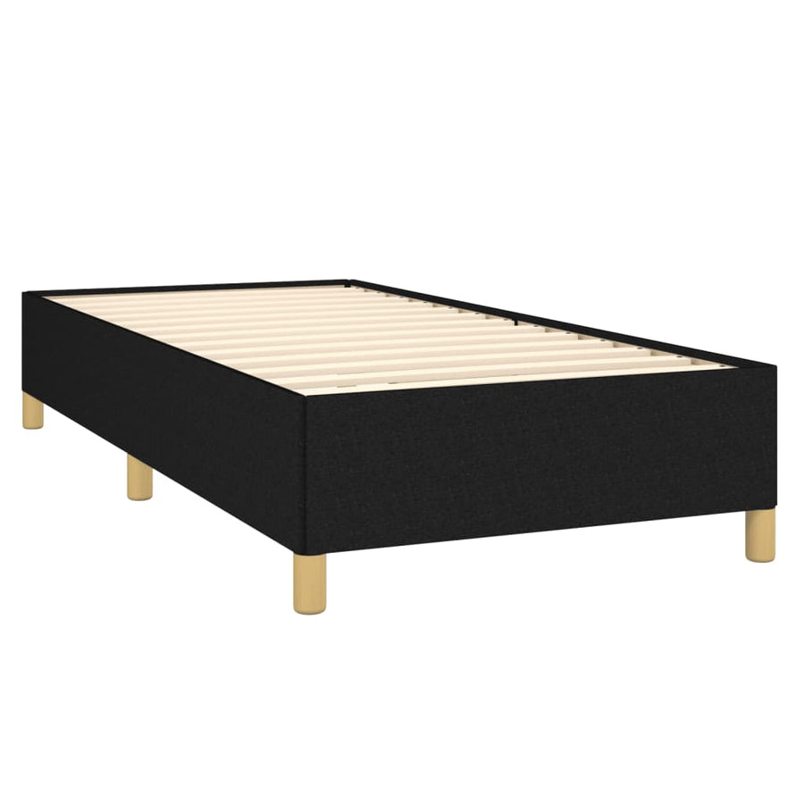 Bedframe Stof Zwart 80 x 200 cm 35 cm
