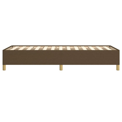 Bedframe stof donkerbruin 80x200 cm 80 x 200 cm 35 cm