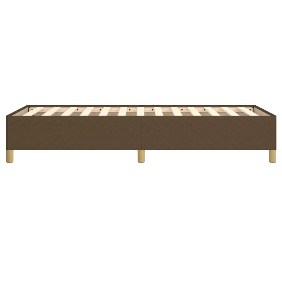 Bedframe stof donkerbruin 80x200 cm 80 x 200 cm 35 cm