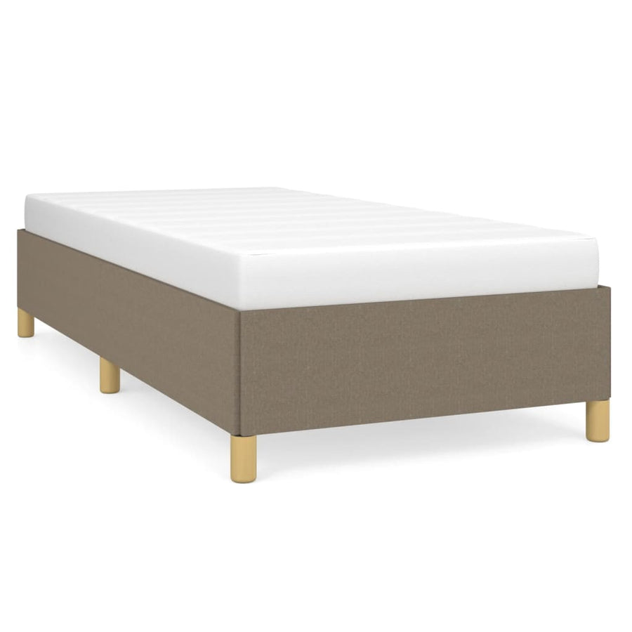 Bedframe stof taupe 80x200 cm 80 x 200 cm 35 cm