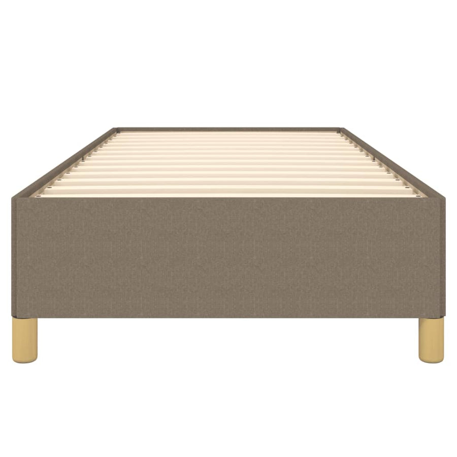 Bedframe stof taupe 80x200 cm 80 x 200 cm 35 cm