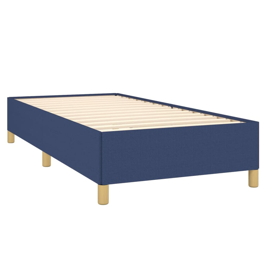 Bedframe Stof Blauw 80 x 200 cm 35 cm