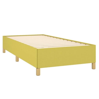 Bedframe stof groen 80x200 cm