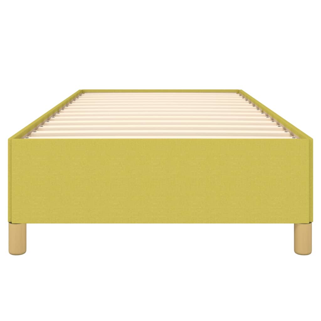 Bedframe stof groen 80x200 cm