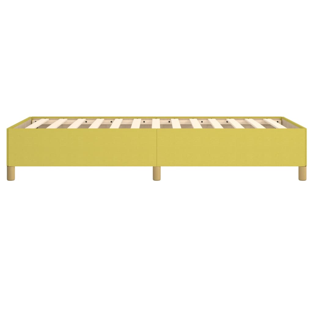 Bedframe stof groen 80x200 cm