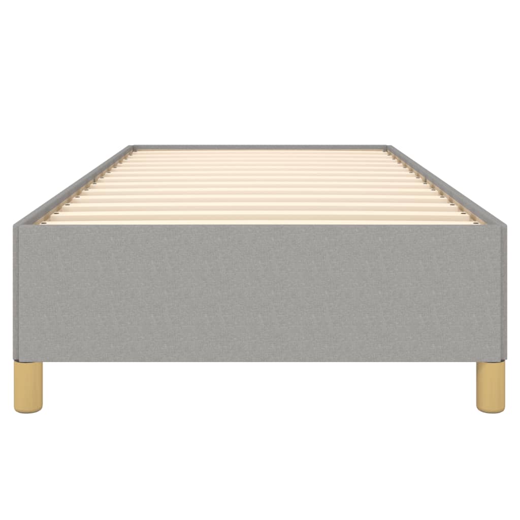 Bedframe Stof Lichtgrijs 90 x 190 cm 35 cm