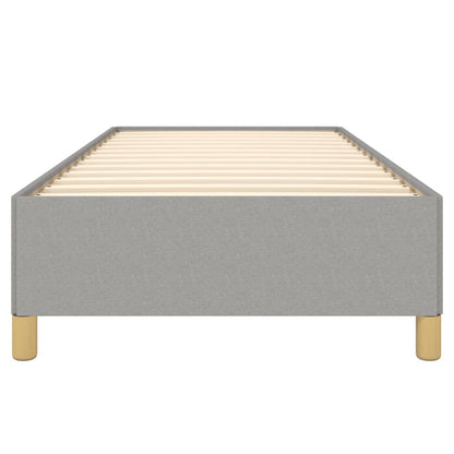 Bedframe Stof Lichtgrijs 90 x 190 cm 35 cm