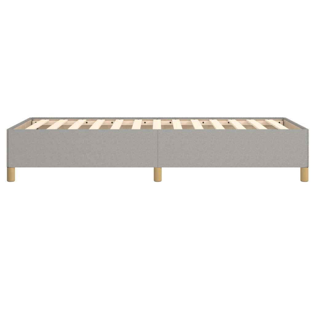 Bedframe Stof Lichtgrijs 90 x 190 cm 35 cm