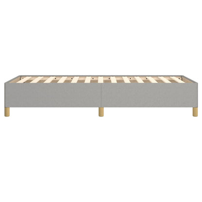 Bedframe Stof Lichtgrijs 90 x 190 cm 35 cm