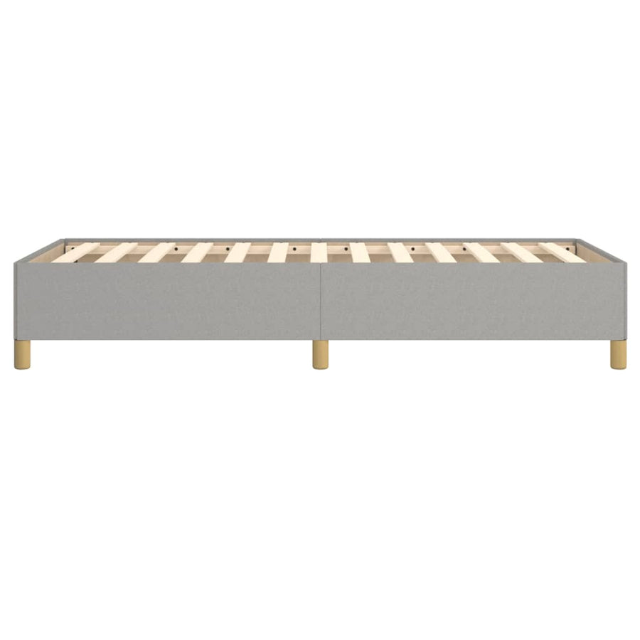 Bedframe Stof Lichtgrijs 90 x 190 cm 35 cm