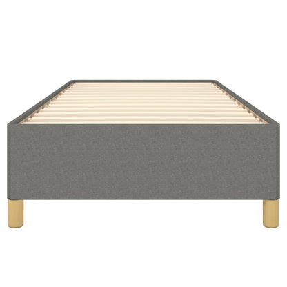 Bedframe Stof Donkergrijs 90 x 190 cm 35 cm