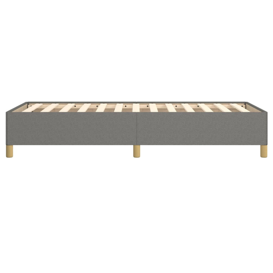 Bedframe Stof Donkergrijs 90 x 190 cm 35 cm