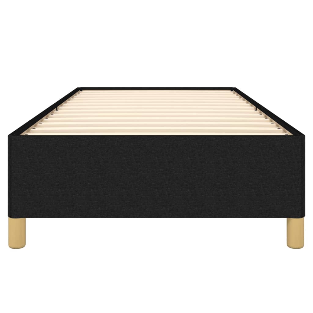 Bedframe Stof Zwart 90 x 190 cm 35 cm