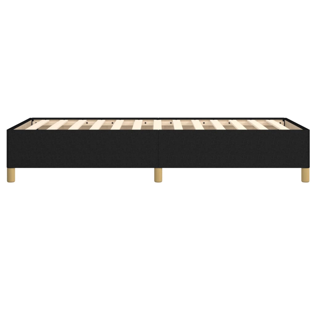 Bedframe Stof Zwart 90 x 190 cm 35 cm