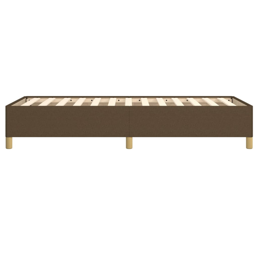 Bedframe stof donkerbruin 90x190 cm 90 x 190 cm 35 cm