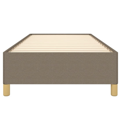 Bedframe stof taupe 90x190 cm 90 x 190 cm 35 cm
