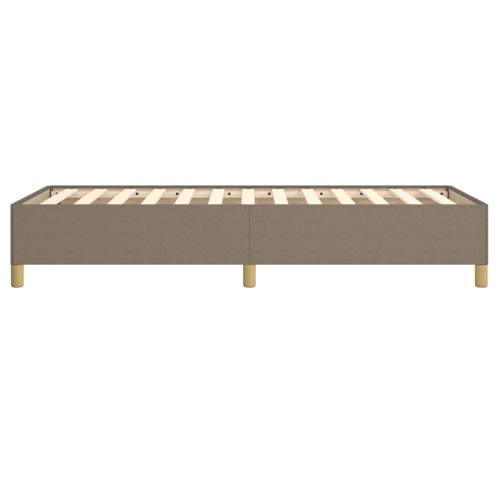 Bedframe stof taupe 90x190 cm 90 x 190 cm 35 cm