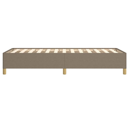 Bedframe stof taupe 90x190 cm 90 x 190 cm 35 cm