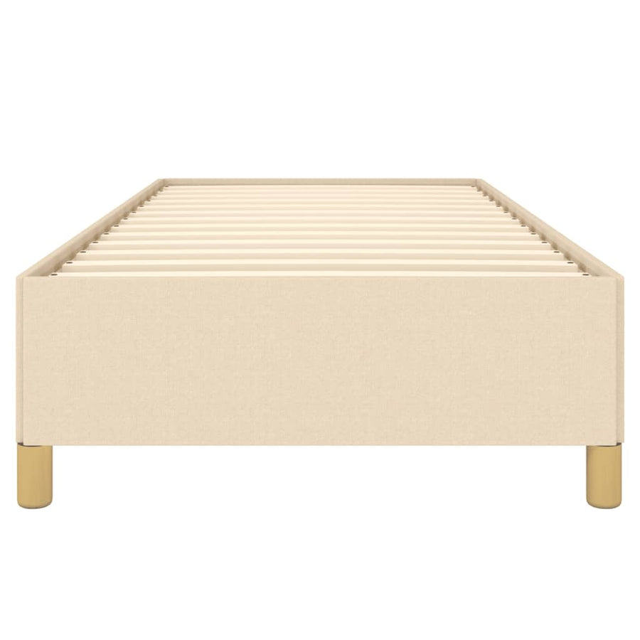 Bedframe Stof Kleurig Crème 90 x 190 cm 35 cm
