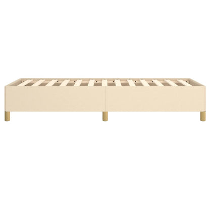 Bedframe Stof Kleurig Crème 90 x 190 cm 35 cm