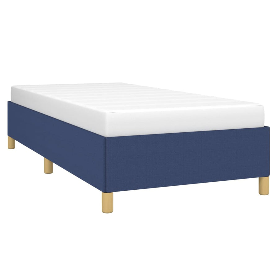 Bedframe Stof Blauw 90 x 190 cm 35 cm