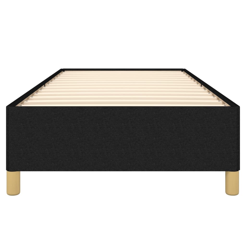 Bedframe Stof Zwart 90 x 200 cm 35 cm
