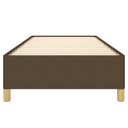Bedframe stof donkerbruin 90x200 cm 90 x 200 cm 35 cm